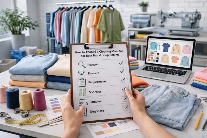 How to Choose a Clothing Manufacturer for Your Brand